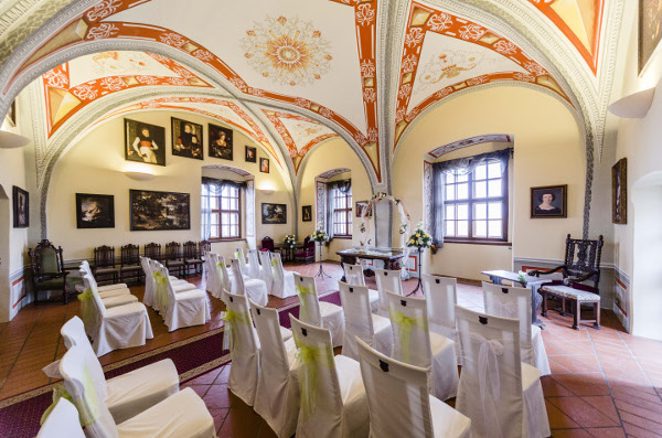 Svatební sál po rekonstrukci (foto: Tomáš Malý)